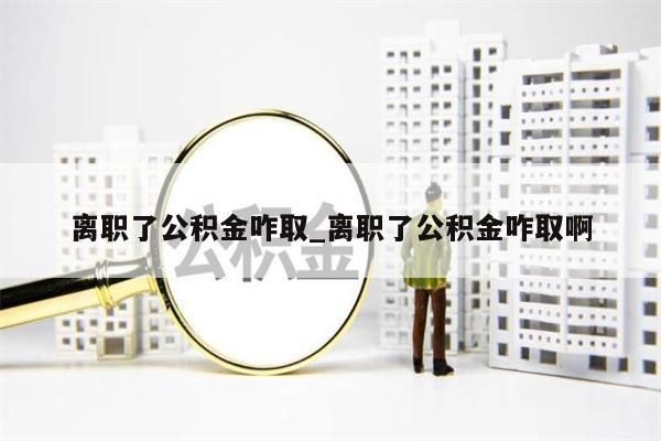 离职了公积金咋取_离职了公积金咋取啊